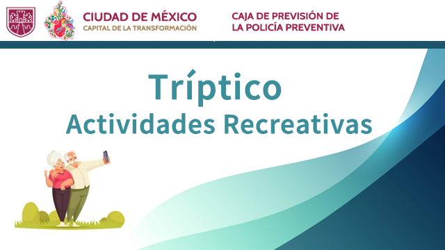 Tríptico de Actividades Recreativas