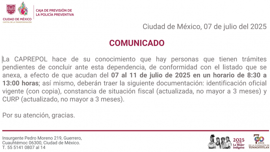 Comunicado